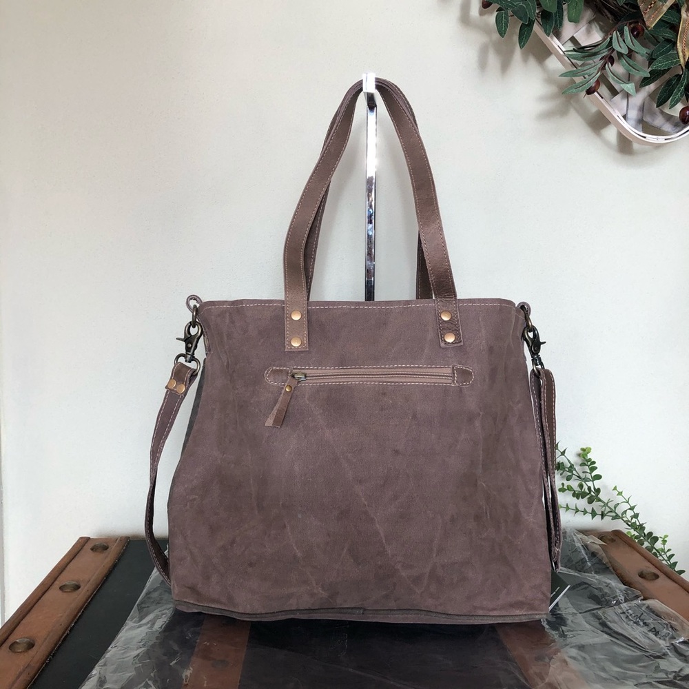 Myts Life Always upcycled Canvas purse NWT - Picture 7 of 7